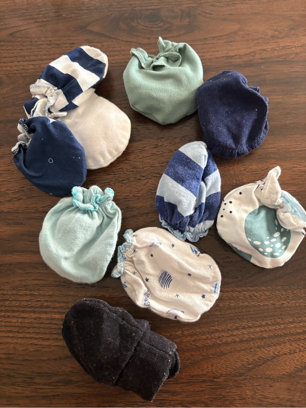 Baby Scratch Mittens - Assorted